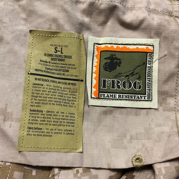 USMC Defender M FR Combat Ensemble Trouser Desert Marpat NWT (size S-L) - Picture 7 of 9